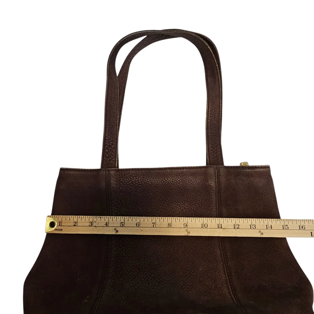 Vintage Coach Bag F5B-4942 Sonoma Tote Nubuck Leather Bag Brown - Picture 6 of 12